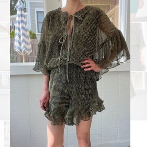 Metallic Romper
